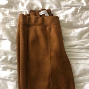 Suede Leggings